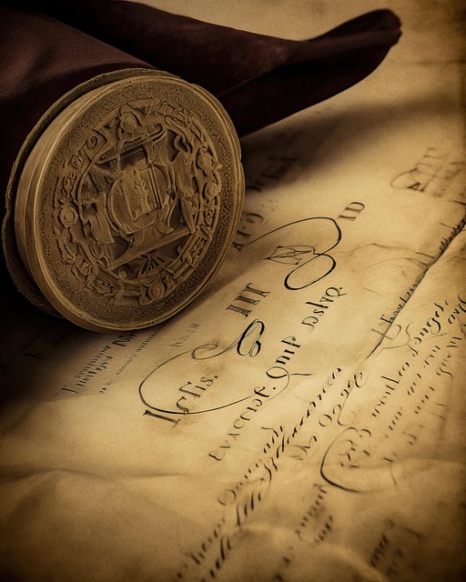 Free certificate parchment old illustration