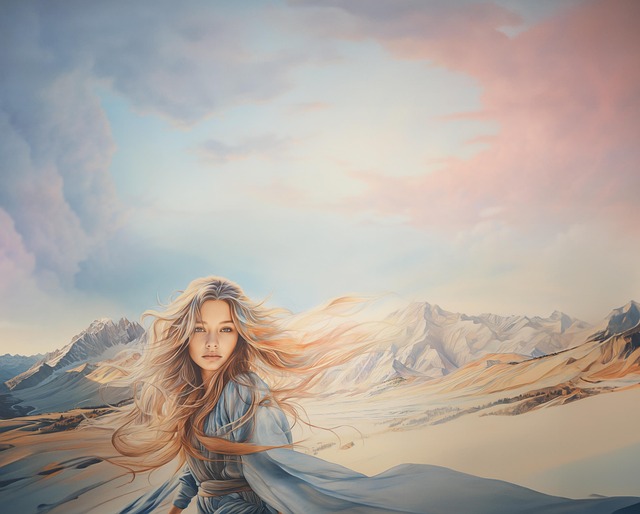 Free Woman Long Hair illustration and picture