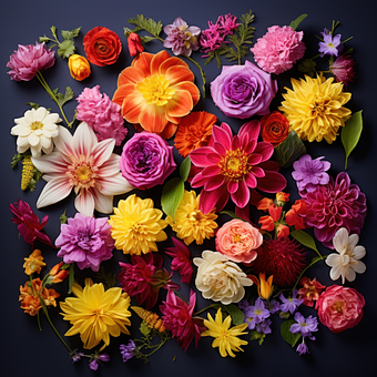 Free Ai Generated Flowers illustration and picture
