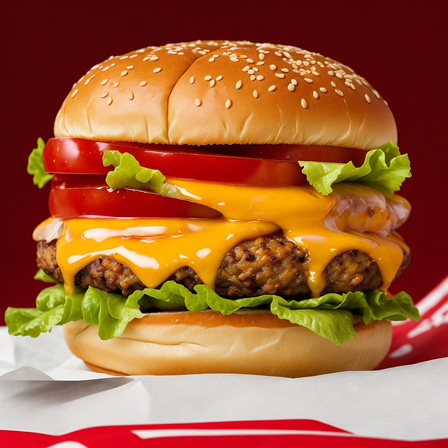 Free burger food meal illustration