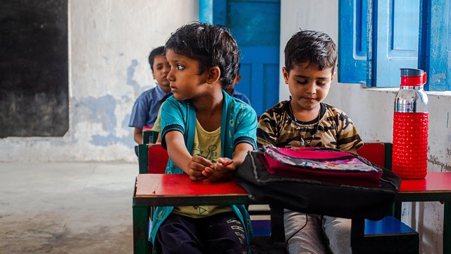 Indiske Skolebørn, Uddannelse I Indien
