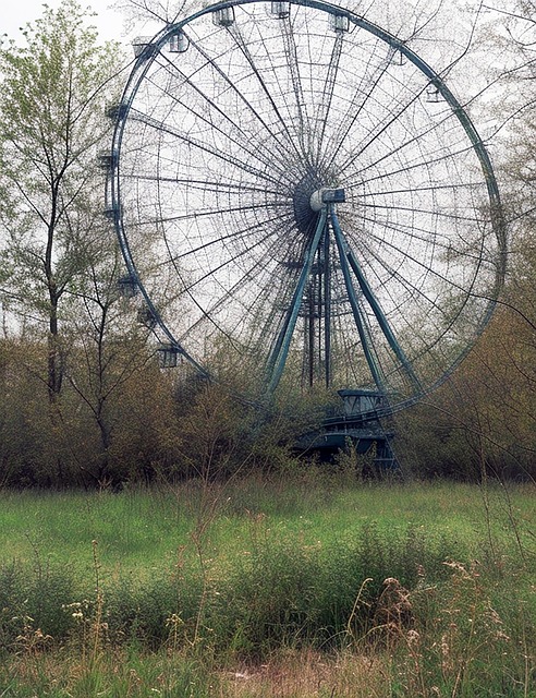 Free wheel chernobyl disaster illustration