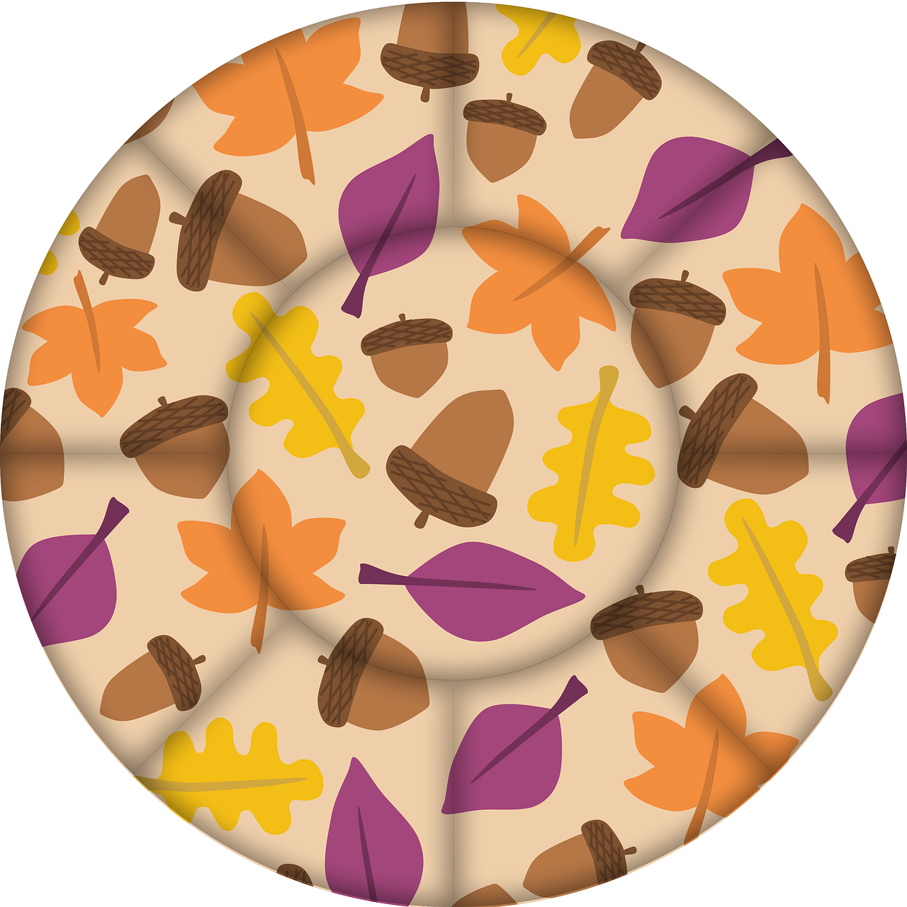Download Autumn Cutout Acorn Royalty-Free Stock Illustration Image