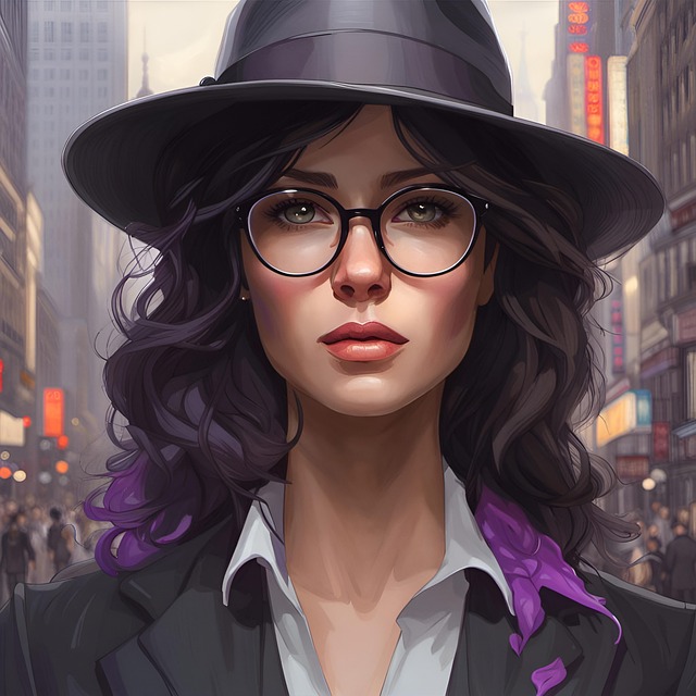 Free ai generated woman dr riddle illustration