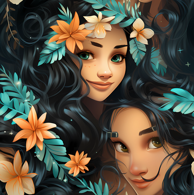 Hula, Hawaii, Hawaiiansk, Tropisk, Luau