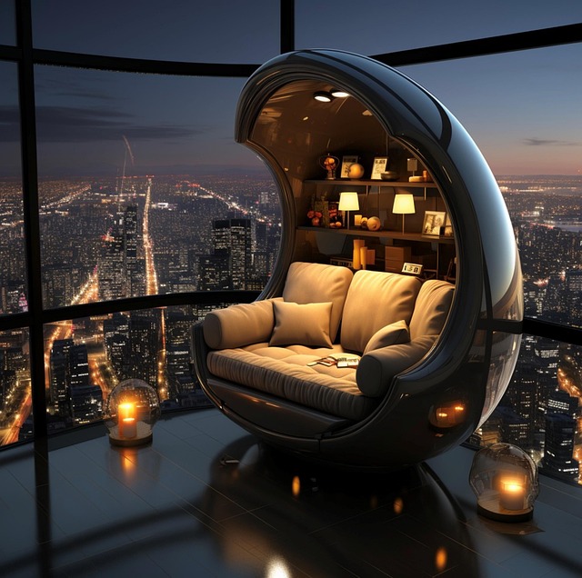 Free yellow sofa clean design happy spaces illustration