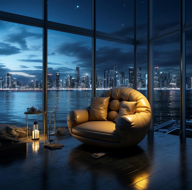 Free yellow sofa clean design happy spaces illustration