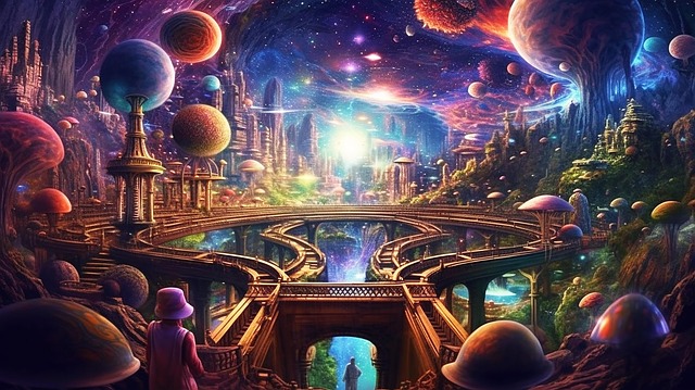 Free ai generated universe space illustration