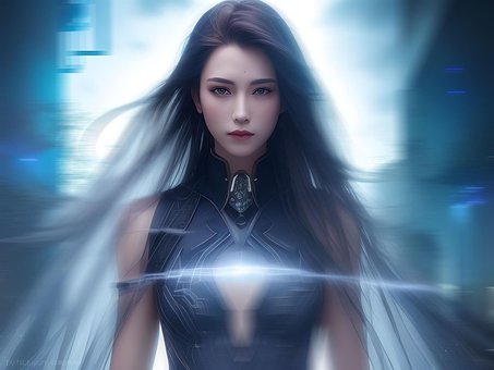 Free Cyberpunk Female illustration and picture