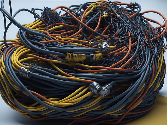 Free network cable wire illustration