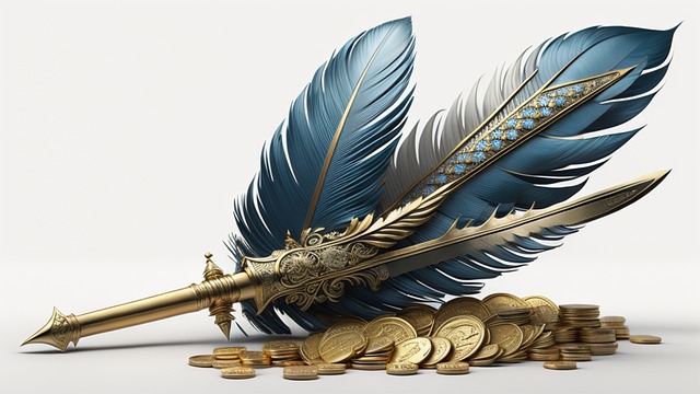 Free ai generated feather bird feather illustration