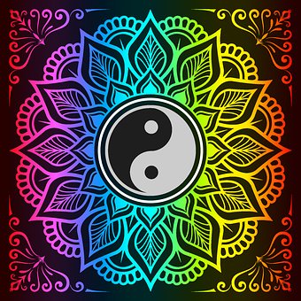 Free Yin Yang Mandala vector and picture