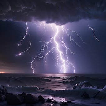 Storm, Himmel, Natur, Landskab, Ocean