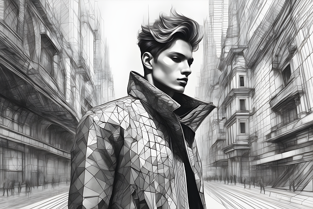 Mode, Modell, Avantgarde, Nahaufnahme