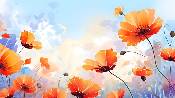 Ai Generiert, Blumen, Blütenblätter