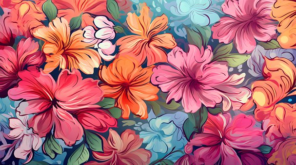 Ai Generiert, Blumen, Sommer