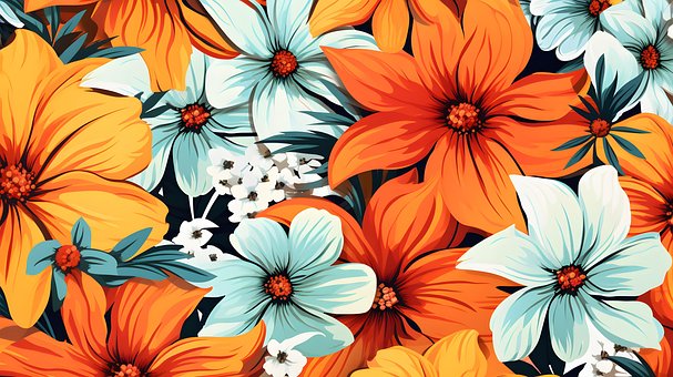 Ai Generiert, Blumen, Blütenblätter
