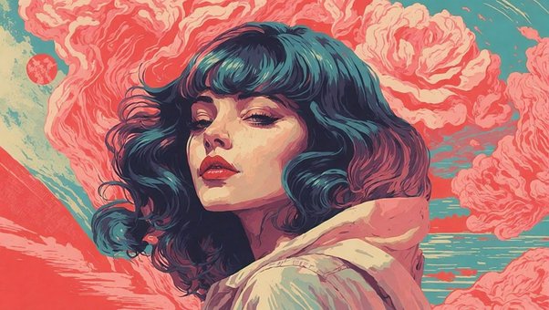 Free Woman Nature illustration and picture