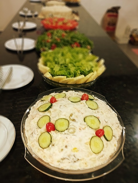 Mad, Salat, Restaurant, Frokost