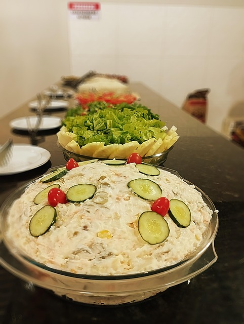 Mad, Salat, Restaurant, Frokost