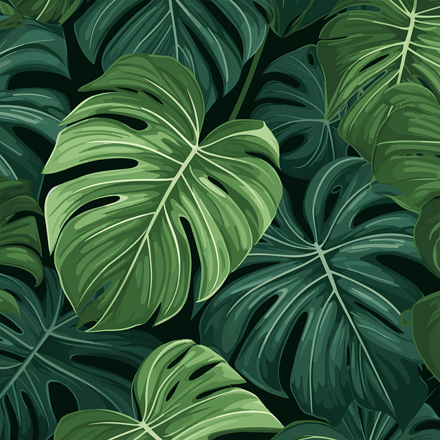 Free ai generated monstera plant vector
