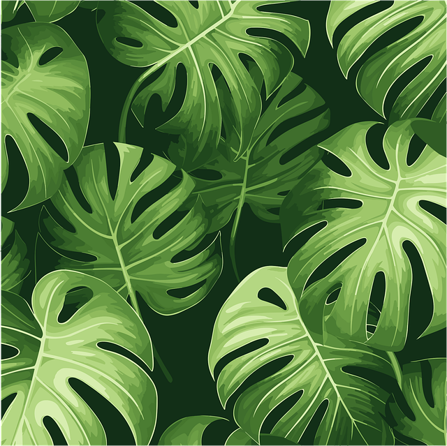 Free ai generated monstera plant vector