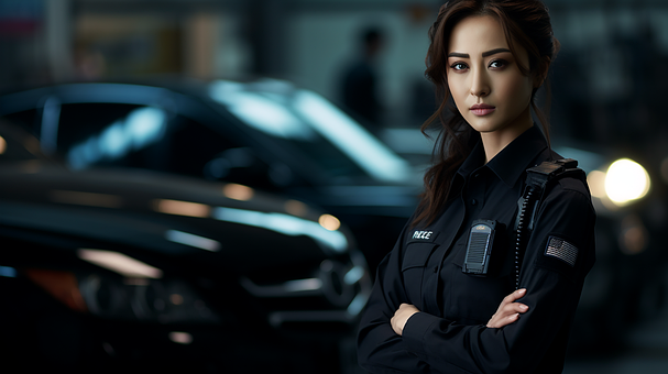 Ai Generiert, Frau, Polizei, Schönheit
