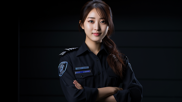 Ai Generiert, Frau, Polizei, Schönheit