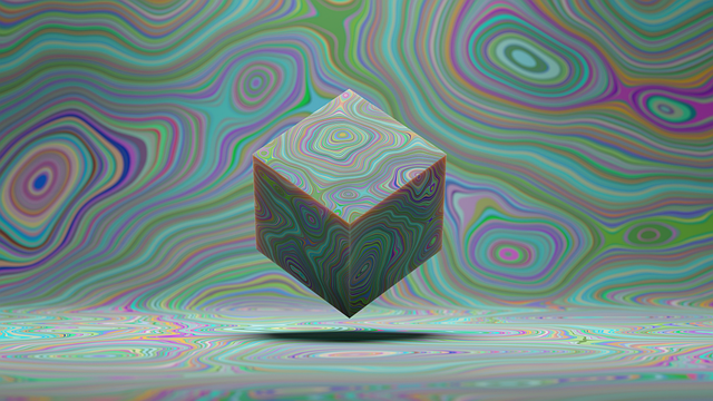 Caixa, Cubo, Abstract, 3D