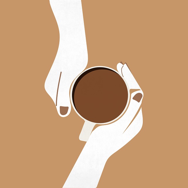 Download free HD stock image of Coffee Drink Free coffee drink hands illustration