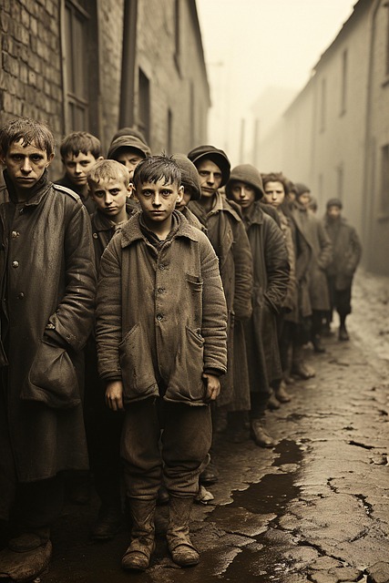 Free boys street war illustration