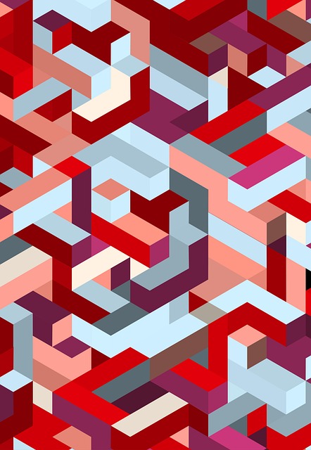 Free wave curves abstract illustration