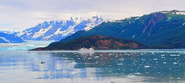 Alaska, Krydstogtskib, Ocean, Gletscher