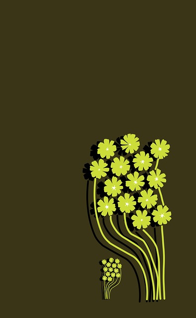 Blume, Negativer Raum