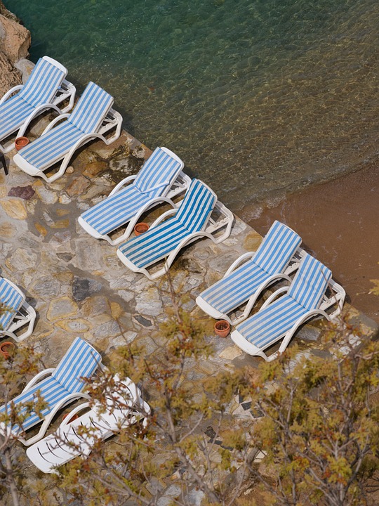 Sunbed Beach Holiday Free photo on
