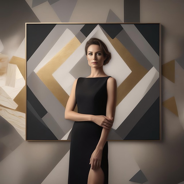 Free woman stylish makeup elegant illustration