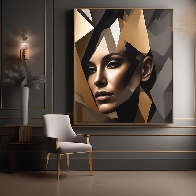Free woman stylish makeup elegant illustration