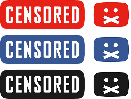 Free Censorship Blocking vector and picture