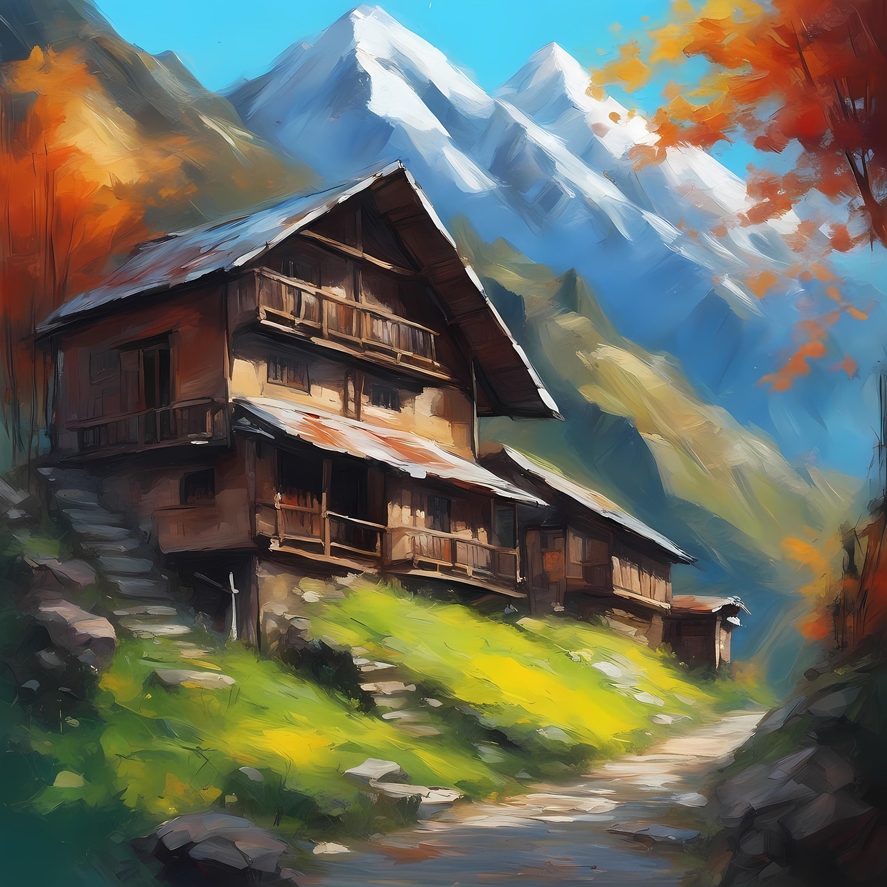 Ai产生的 山 小屋 - Pixabay上的免费图片 - Pixabay