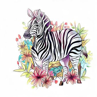 Free Zebra Wildlife illustration and picture