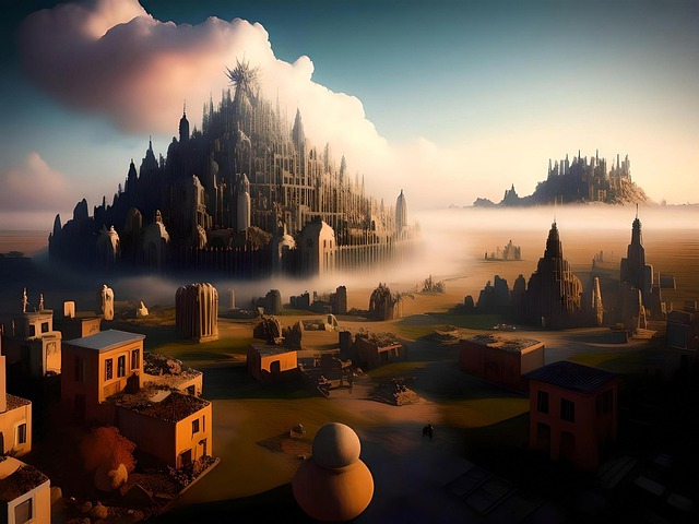 Free new jerusalem fantasy future illustration