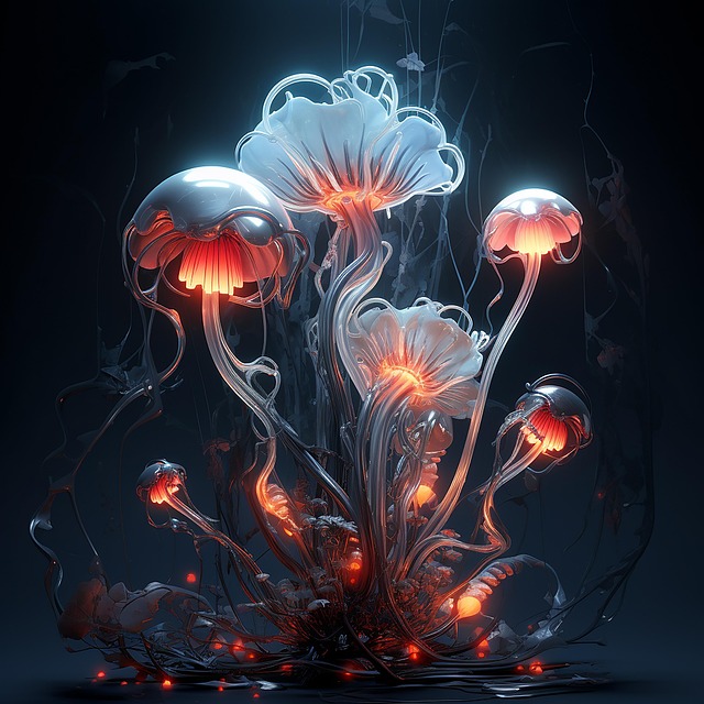 Download free HD stock image of Flowers Alien Free flowers alien flora illustration