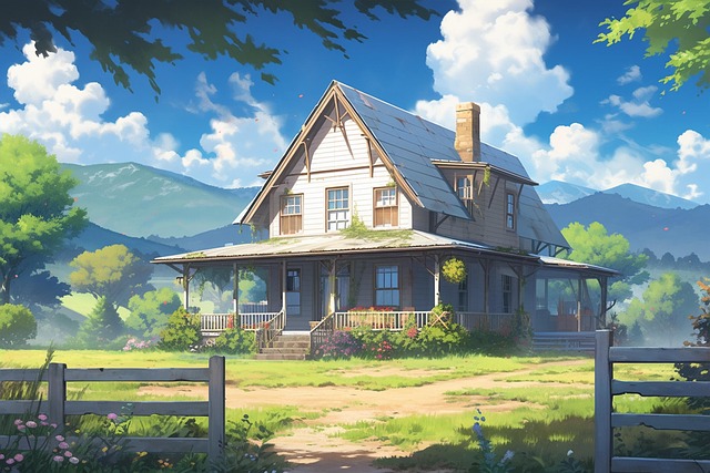 Download free HD stock image of Ai Generated Lofi Free ai generated lofi japanese house illustration