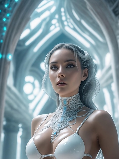 Download free HD stock image of Ai Generated Woman Free ai generated woman sci-fi illustration