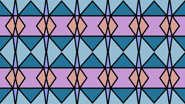 Free abstract geometric mosaic vector