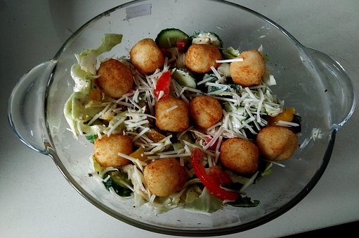 Comida, Vegana, Ensalada, Nutritivo