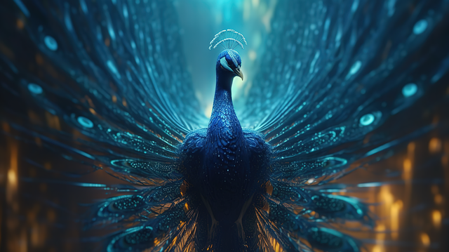 Free Peacock Bird illustration and picture