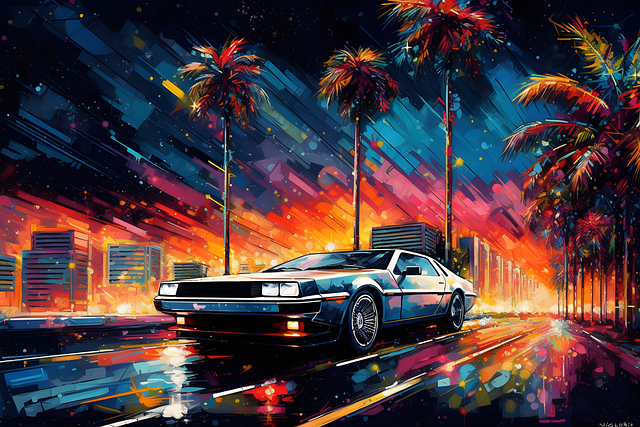 Free Road Car illustration and picture