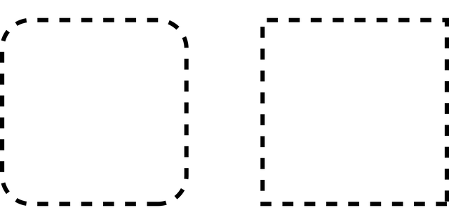 Free Dashed Square Dashed Line Square vector and picture