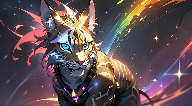 Free Ai Generated Feline illustration and picture